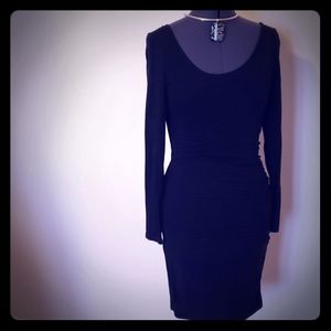 Banana Republic Long Sleeve Ruched Dress